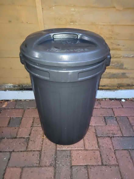 Photo of free Black Plastic 80 Litre Rubbish / Waste Bin (Purbrook PO7) #1
