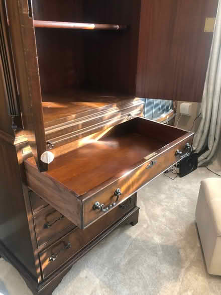 Photo of free Beautiful reproduction linen closet. Dark wood. (Charlbury OX7) #3