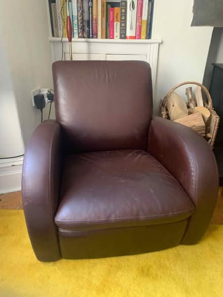 Photo of free Brown Leather Armchair (Kendal LA9) #1