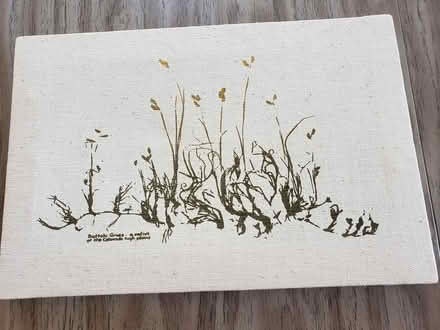 Photo of free silk screen fabric wall hanging (Farm Hill -- RWC) #1