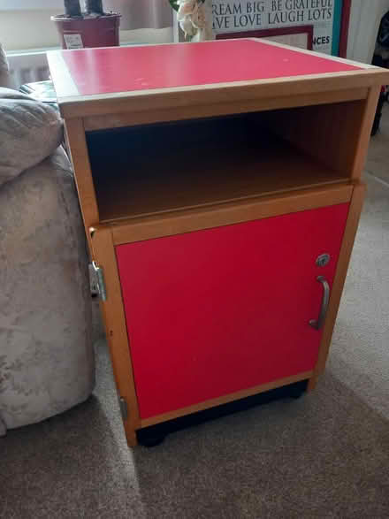 Photo of free Red Bedside Unit (Catterick Garrison) #1