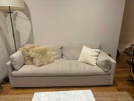 Photo of free Couch West Elm Beige (Sw114da) #3