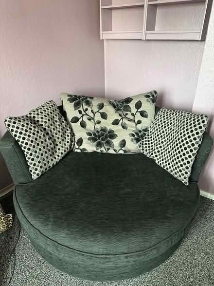 Photo of free Round swivel sofa (Burnham SL1) #1