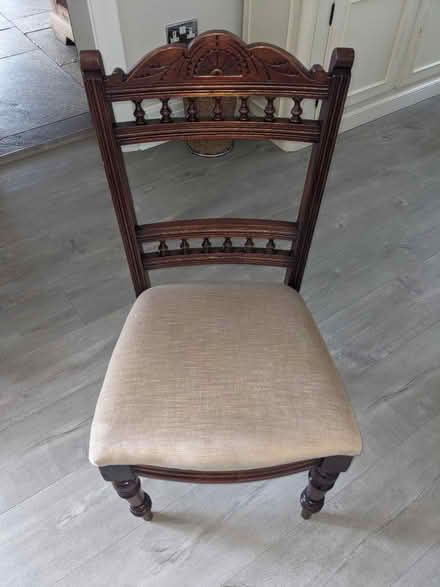 Photo of free Edwardian wooden bedroom chair (Congleton Hightown) #1