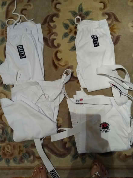 Photo of free 2 x karate outfits (Elms, Leigh on Sea SS9) #1