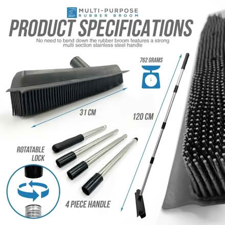 Photo of free Rubber Broom For Carpets - Pet Hair (Amersham HP7) #3