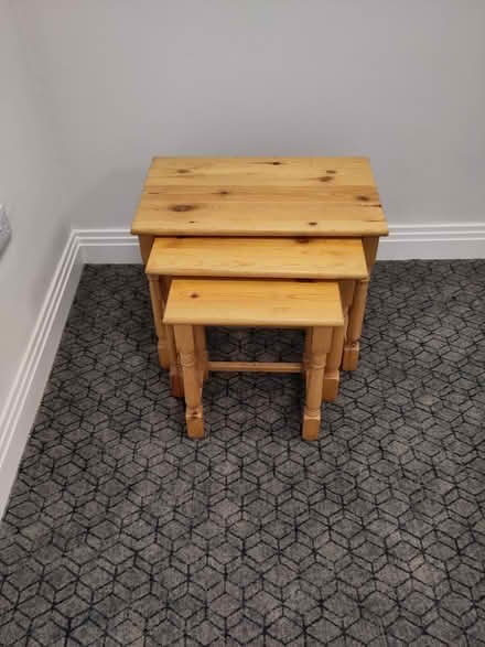 Photo of free Nest of 3 pine tables (High Road, Broxbourne) #1