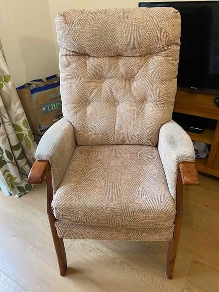 Photo of free Upright chair (Penarth CF64 1FA) #3