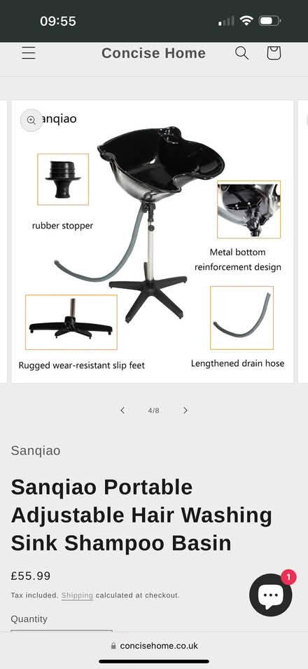 Photo of free Portable Hair wash basin (Morden SM4) #4