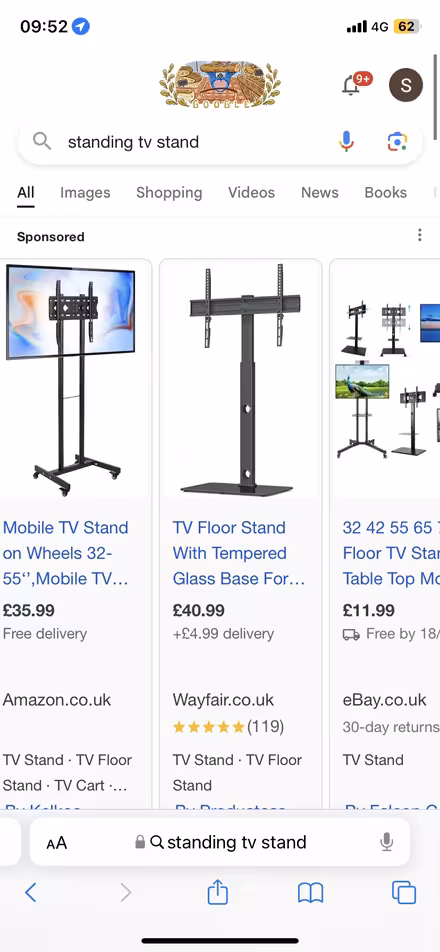 Photo of Floor standing tv stand (Bedlington) #1