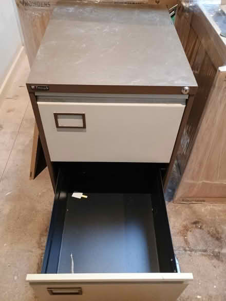 Photo of free Metal Filing Cabinet With Lock (CT2) #3