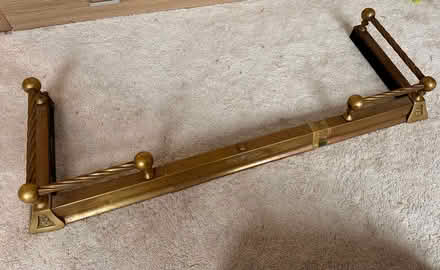 Photo of free Adjustable brass fireplace border (Hanwell, Ealing) #1