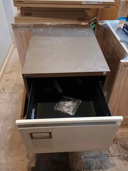 Photo of free Metal Filing Cabinet With Lock (CT2) #2