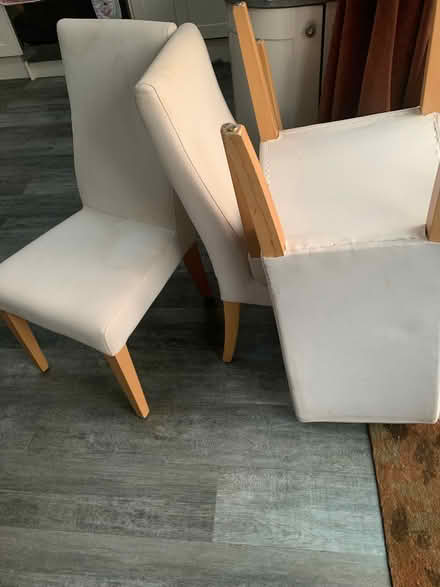Photo of free 5 chairs very sturdy. Have tried to remove tea stains (Putney SW15) #1