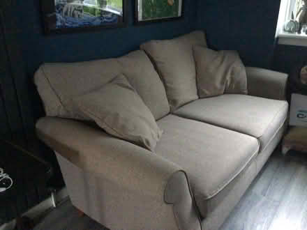 Photo of free Next beige 3 seat sofa (G45, Castlemilk) #1