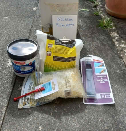 Photo of free Plain white tiles and materials (Marsh LA1) #1