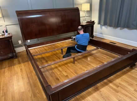 Photo of free King Size Sleigh Bed (Downtown Cumming) #1