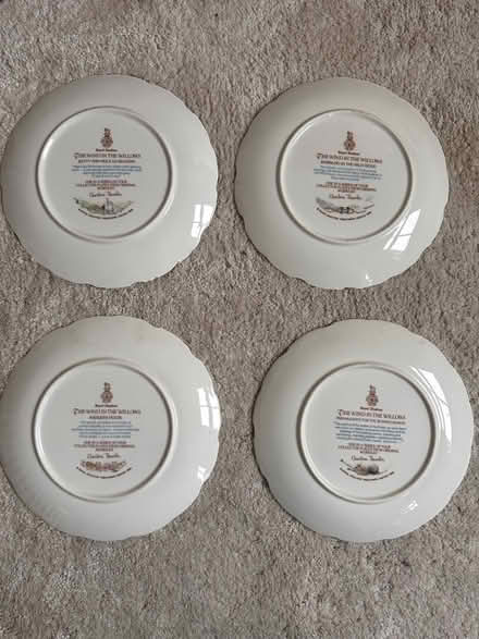 Photo of free Royal Dalton Wind in Willows plates (Hanwell, Ealing) #2