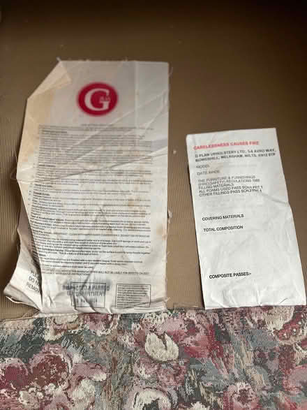Photo of free G Plan Settees and Recliner Armchair (CT21) #4