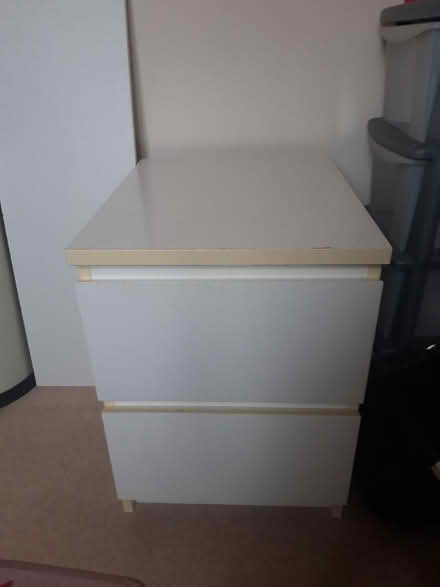 Photo of free IKEA 2 drawers bed side table (Handsworth S13) #1