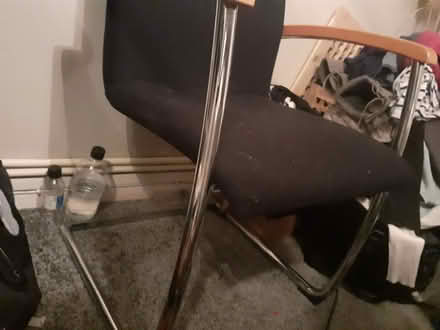 Photo of free Office chair wood arms & steel legs (Bs11 0ex) #2