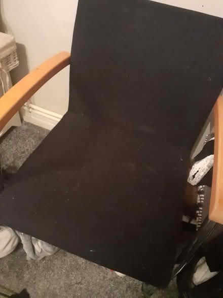 Photo of free Office chair wood arms & steel legs (Bs11 0ex) #4