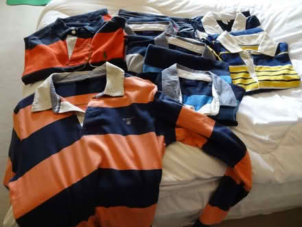 Photo of free Rugby shirts - mostly size M - All 9 to go as one lot (Newton Burgoland LE67) #1