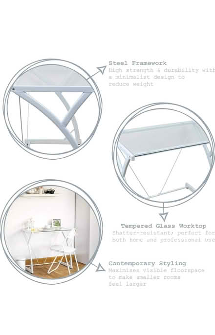 Photo of free Glass Laptop / Computer Desk (Southwark) #2