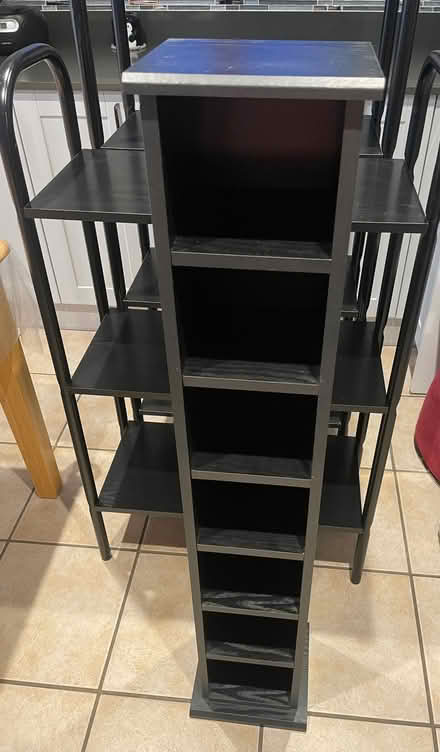Photo of free Black shelving (Poplars SG2) #4
