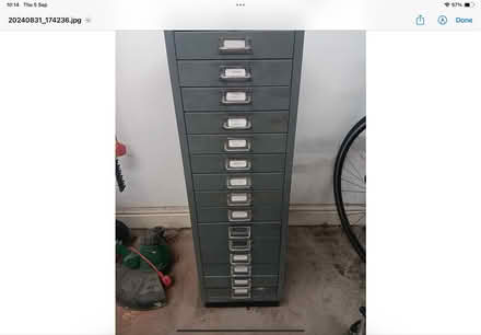 Photo of free Filing cabinet, tall multi drawer (Garston, Liverpool) #1
