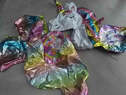Photo of free Foil balloons unicorns,#4 and stars (Romford RM2) #1