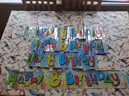 Photo of free 8th Birthday banners (Surrey Heath GU16) #1