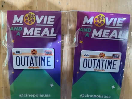 Photo of free Back to the Future movie pin (Redwood City (south end)) #1