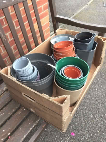 Photo of free plastic plant pots (Denby DE5) #2