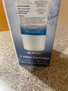 Photo of free GE Profile Refrigerator Water Filter MSWF #1