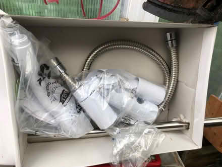 Photo of free Replacement Shower rail and head. New (Llanfihangel Tal y Llyn LD3) #1