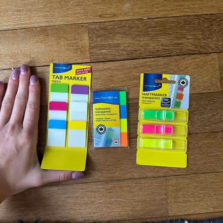 Photo of free tab markers (Camberwell SE5) #1