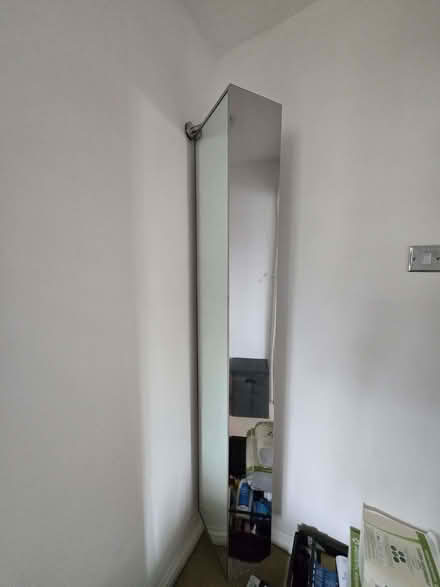 Photo of free tall dwell bathroom cabinet mirror (Tattenhoe MK4) #1