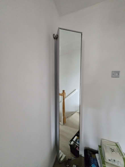 Photo of free tall dwell bathroom cabinet mirror (Tattenhoe MK4) #2