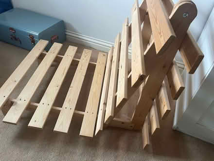 Photo of free Blue futon chair (OX28 Witney) #3