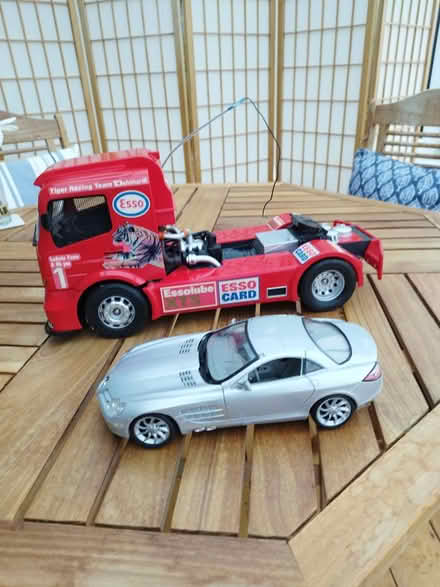 Photo of free Metal Toy Esso Lorry and Car (BS24) #1