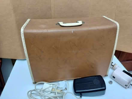 Photo of free old sewing machine with electric motor (Burleigh GL5) #2