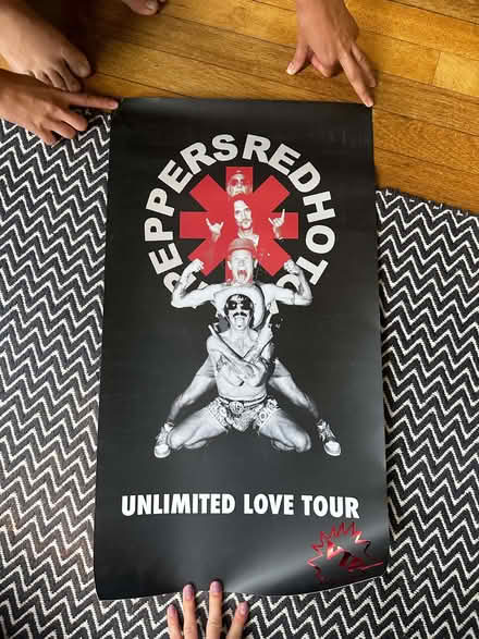 Photo of free red hot chilli peppers poster (Camberwell SE5) #1