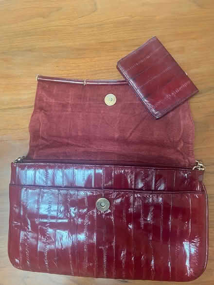 Photo of free Eel skin handbag and cc holder (Remington Ave in Sunnyvale) #2