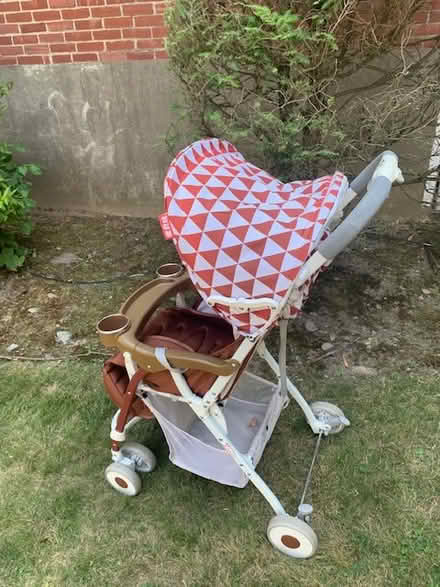 Photo of free Folding Stroller with cover (Chestnut Hill) #1