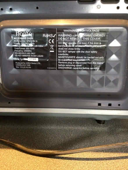 Photo of free Microwave (Taverham NR8) #3