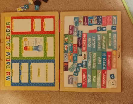 Photo of free Melissa and Doug magnetic calendar (Wood Street Village, GU3) #1