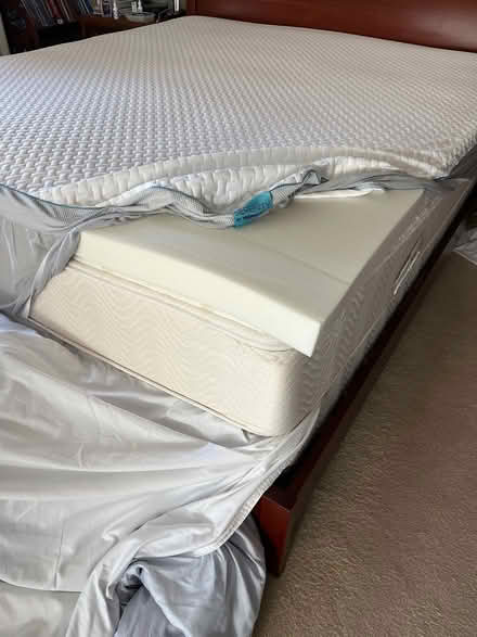 Photo of free Cal King 3” mattress topper (Rossmoor) #4