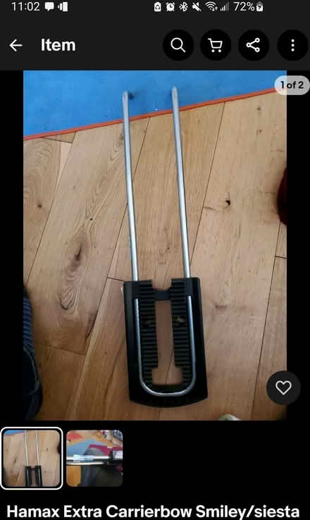 Photo of free Hamax extr carrier bow for smiley siesta to lower seat (Colinton EH13) #1