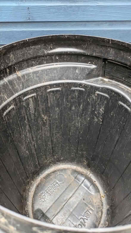 Photo of free Black plastic 80 litre bin (Welwyn Garden City AL8) #3